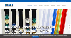 Desktop Screenshot of kranz-kunststofftechnik.de